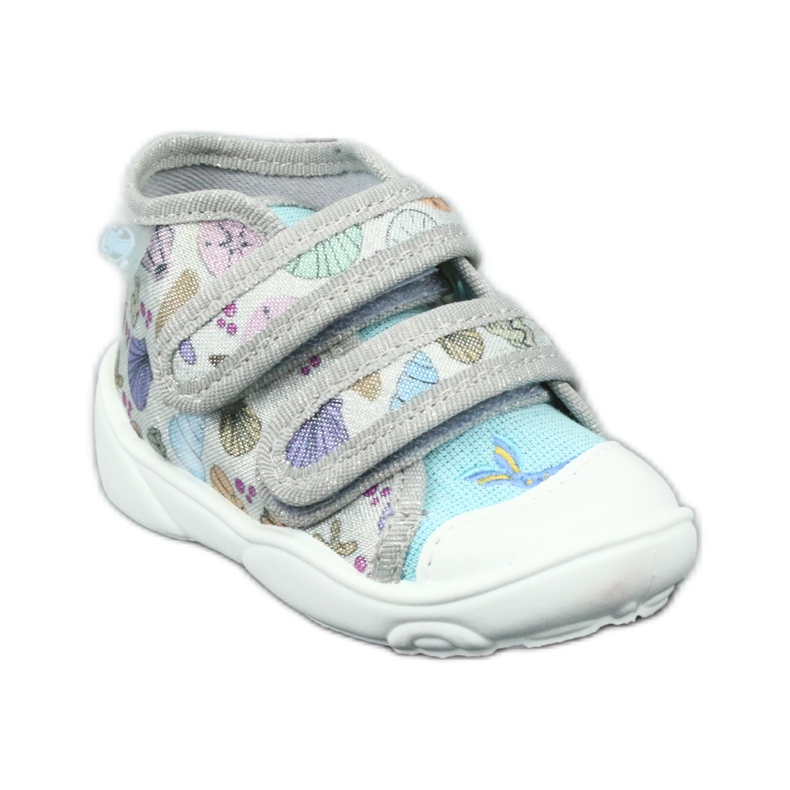 Chaussures enfant Befado 212P065 bleu gris 2