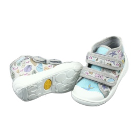 Chaussures enfant Befado 212P065 bleu gris 4