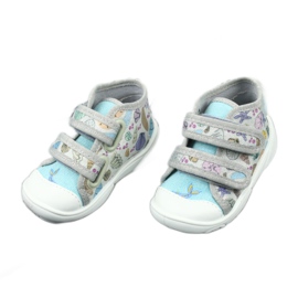 Chaussures enfant Befado 212P065 bleu gris 3