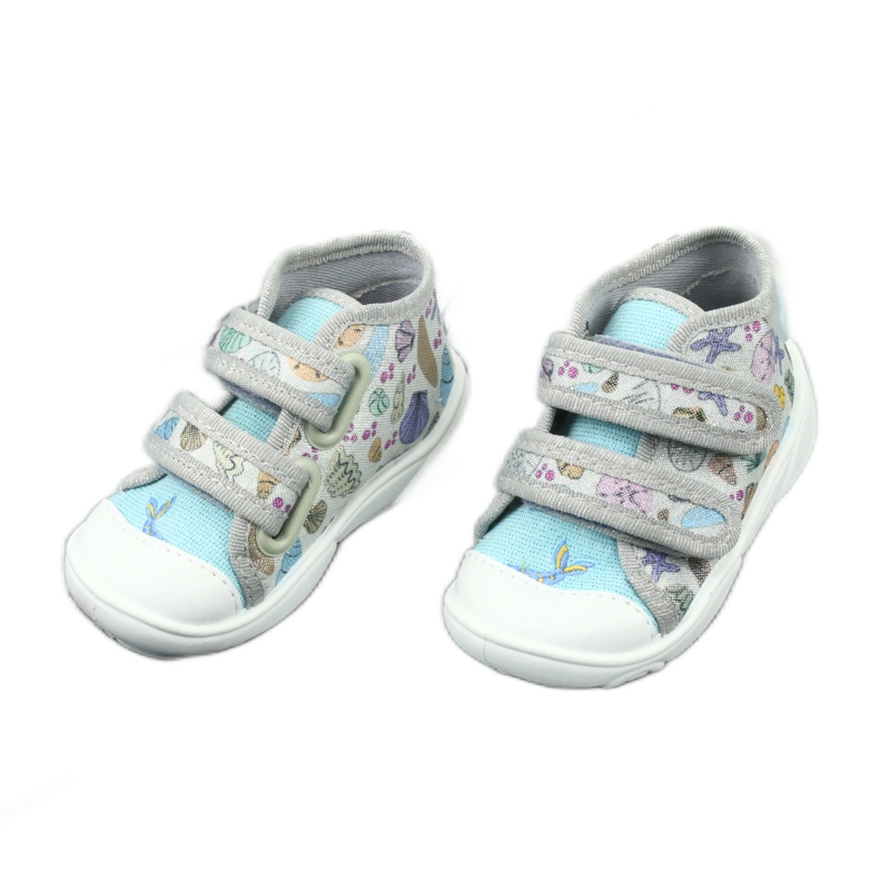 Chaussures enfant Befado 212P065 bleu gris 3