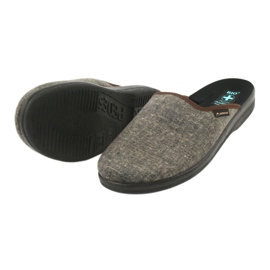 Chaussons pour hommes Adanex 24618 gris 3 Chaussons pour hommes Adanex 24618 gris 3