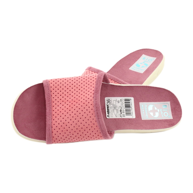Chaussons femme Adanex 24827 rose 4