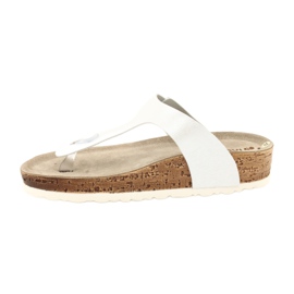 Tongs anatomiques femme Inblu NM020 Anatomical blanc 1