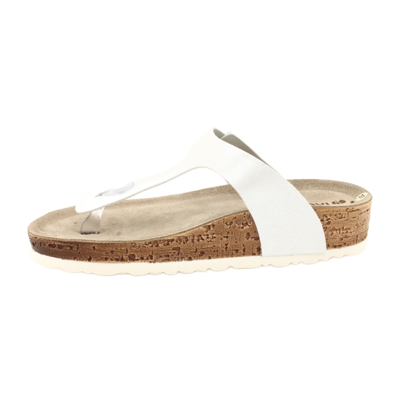 Tongs anatomiques femme Inblu NM020 Anatomical blanc 1