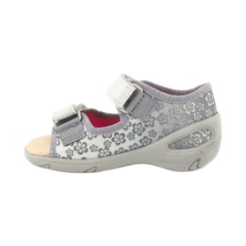 Befado chaussures pour enfants pu 065P139 rose gris 2