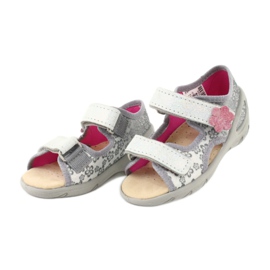 Befado chaussures pour enfants pu 065P139 rose gris 3