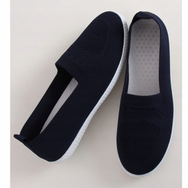 Baskets femme bleu marine ZK097 Blu 1