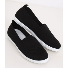 Baskets femme noires ZK097 Nero le noir 1