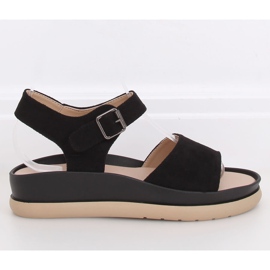 Sandales femme noires YJ860 Nero le noir 1