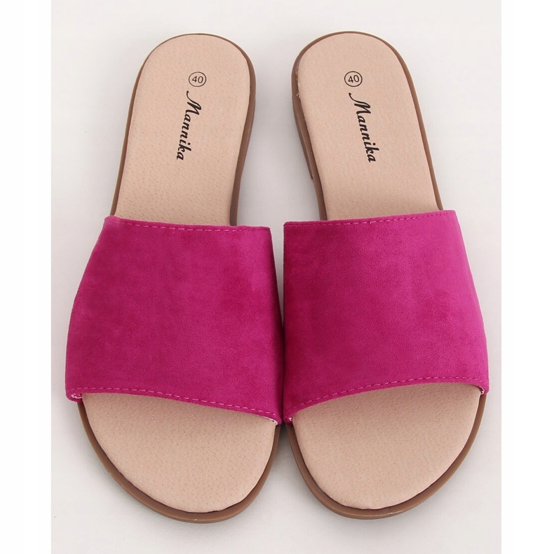 Chaussons femme fuchsia WL1606 Fuschia rose 1