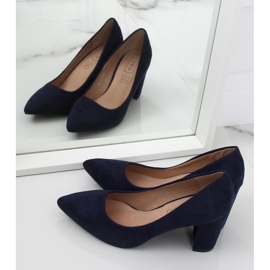 Escarpins sur le pilier, bleu marine E08-12 Bleu 1 Escarpins sur le pilier, bleu marine E08-12 Bleu 1