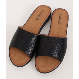 Chaussons noirs pour femmes BQ-66 Noir le noir 1
