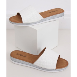 Chaussons femme blancs BQ-66 Blanc blanche 1 Chaussons femme blancs BQ-66 Blanc blanche 1