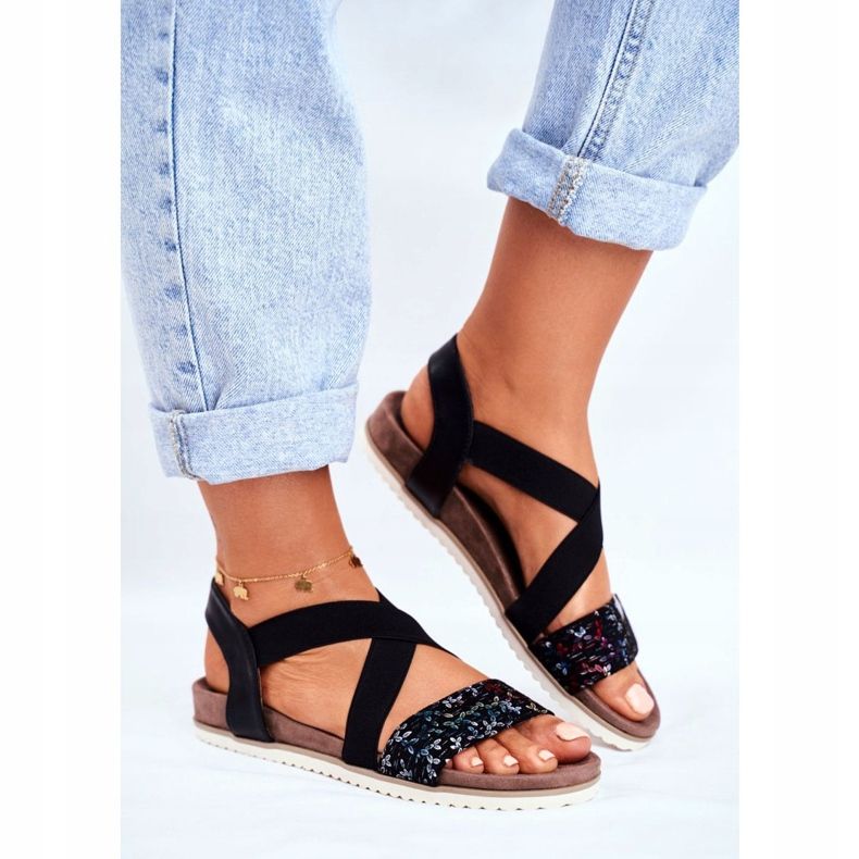 EVE Sandales Élégantes Pour Femmes Noir Morrin 1