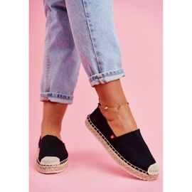 Espadrilles Femme Semelle Tressée Noir Big Star FF274A498 le noir 2 Espadrilles Femme Semelle Tressée Noir Big Star FF274A498 le noir 2