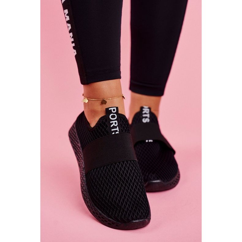 SEA Chaussures légères à enfiler pour femmes Noir La Fiesta 2