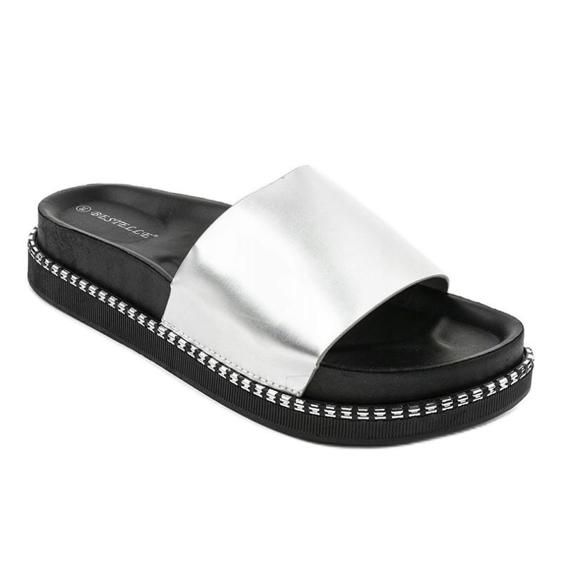 Chaussons CH-107 argent gris 1