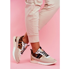 Chaussures Sport Femme Beige Léopard Himme 2