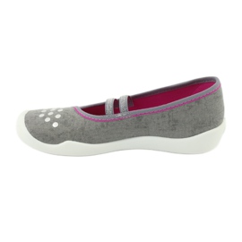 Chaussures pour enfants Befado 116Y252 rose gris 3
