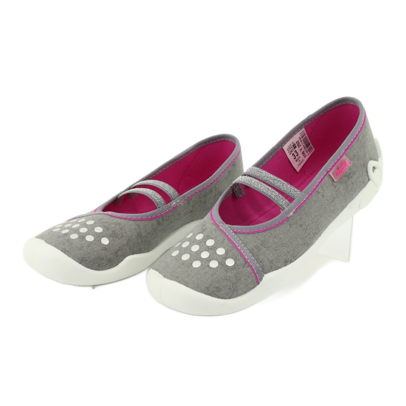 Chaussures pour enfants Befado 116Y252 rose gris 4