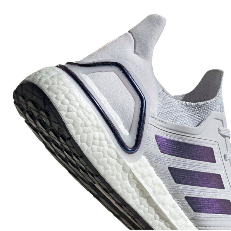 Chaussures adidas UltraBoost 20 M EG0695 blanche multicolore bleu 4