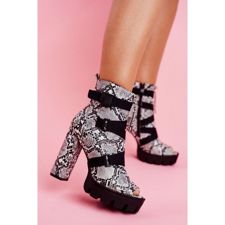 Bottines bout ouvert femme Gladios PS1