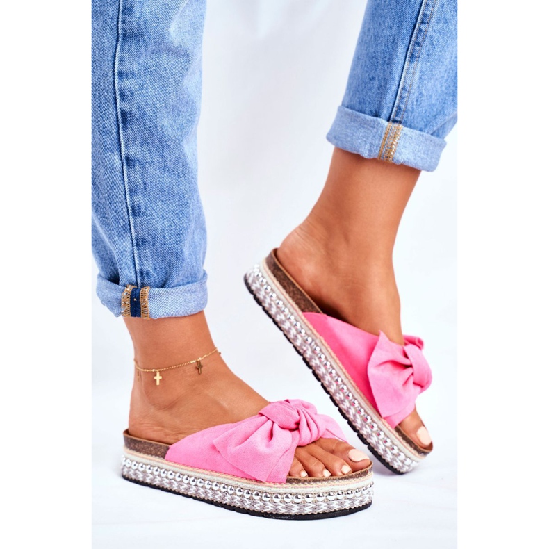 Chaussons Femme Fuchsia Mortigo rose 1 Chaussons Femme Fuchsia Mortigo rose 1