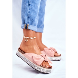 Chaussons Femme Rose Mortigo 2 Chaussons Femme Rose Mortigo 2