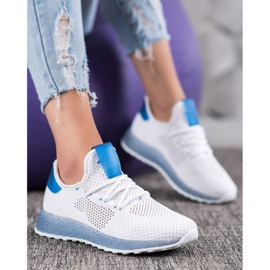 SHELOVET Baskets blanches ajourées 5