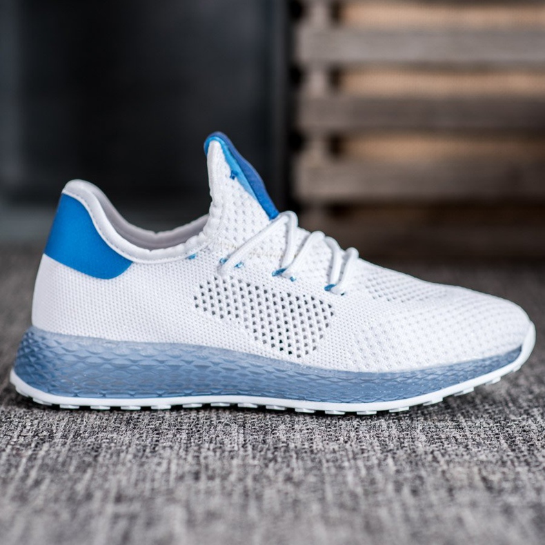 SHELOVET Baskets blanches ajourées 2