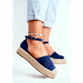PS1 Espadrilles Femme Sur La Plateforme En Lin Bleu Marine Palerme 1 PS1 Espadrilles Femme Sur La Plateforme En Lin Bleu Marine Palerme 1