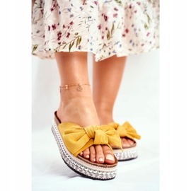 PS1 Chaussons Hauts Femme Jaune Mortigo 1