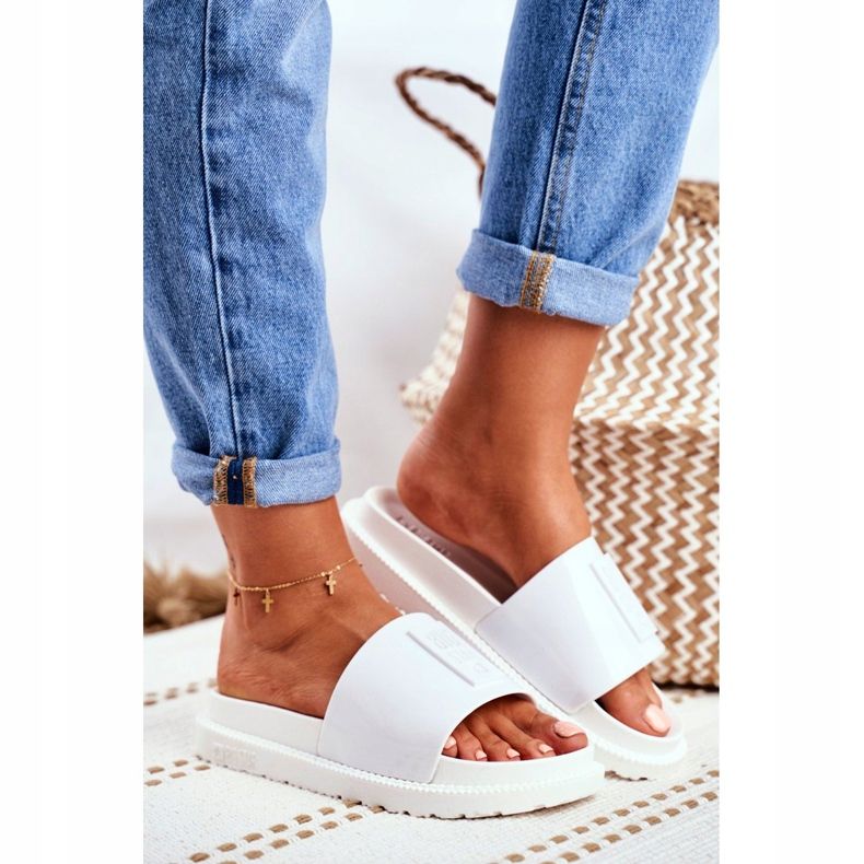 Chaussons Big Star pour femmes sur la plate-forme Blanc FF274812 blanche 2 Chaussons Big Star pour femmes sur la plate-forme Blanc FF274812 blanche 2