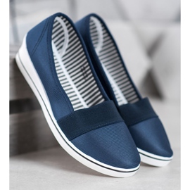 Renda Slipons bleu marine sur un coin 2
