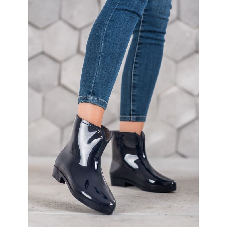 SHELOVET Galoches avec chaîne décorative bleu 1