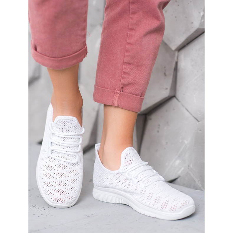 SHELOVET Chaussures Ajourées Blanches 1