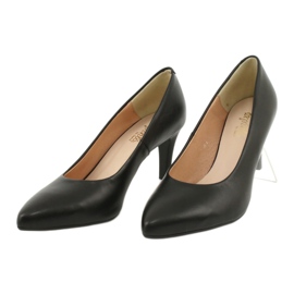 Escarpins noirs sur Espinto C549 / 2 broches le noir 2