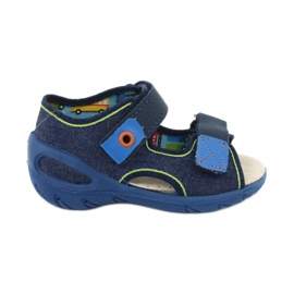 Befado chaussures pour enfants pu 065P130 bleu marine bleu 2