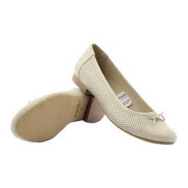 Nœud ballerine beige ajouré Angello 1854 3 Nœud ballerine beige ajouré Angello 1854 3