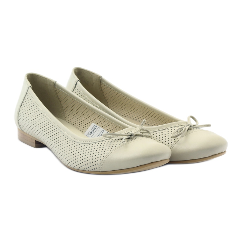 Nœud ballerine beige ajouré Angello 1854 4 Nœud ballerine beige ajouré Angello 1854 4
