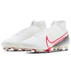 Nike Mercurial Superfly 7 Elite Fg M AQ4174 160 chaussures de football blanc blanc 2