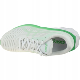 Asics Novablast W 1012A661-100 blanche gris 2 Asics Novablast W 1012A661-100 blanche gris 2