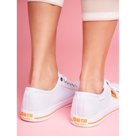 Baskets Femme Big Star Ajourée Blanche FF274035 2 Baskets Femme Big Star Ajourée Blanche FF274035 2