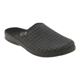 Befado chaussures pour hommes pu 548M012 noir gris 2
