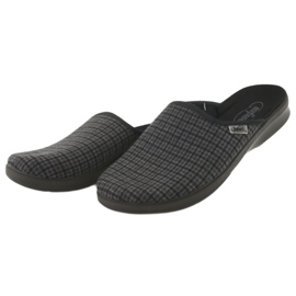 Befado chaussures pour hommes pu 548M012 noir gris 4