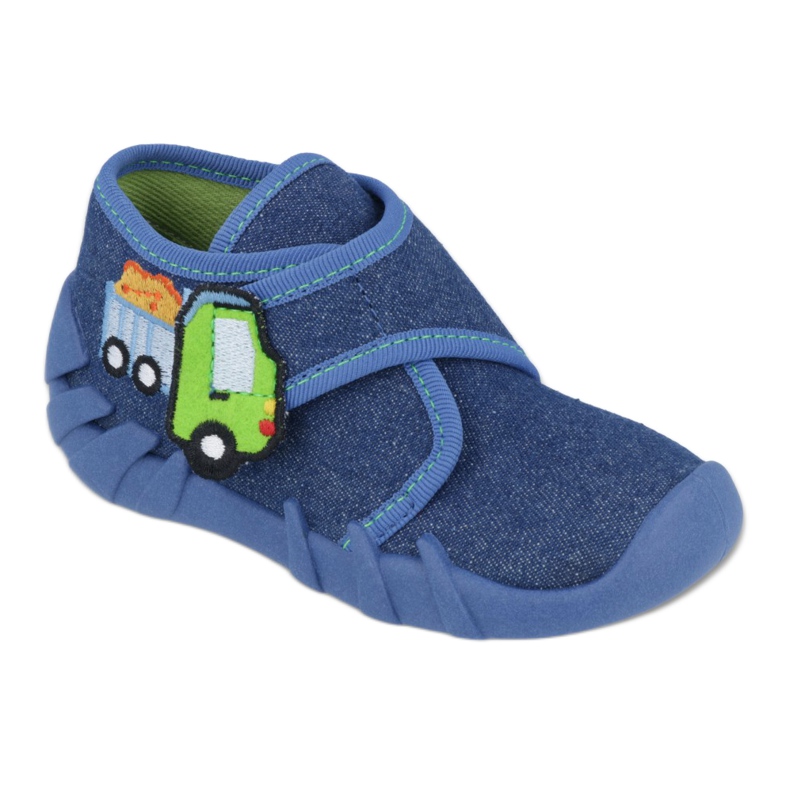 Chaussures enfant Befado 523P012 bleu marin bleu vert 1