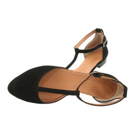 Sandales noires pour femmes à talon et bout fermé Angello 2236 le noir 5
