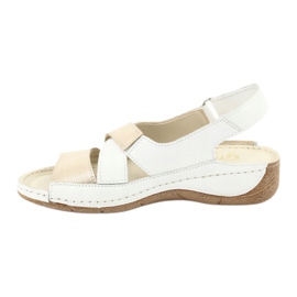 Gregors 781 Sandales féminines pour cales blanches / or 2 Gregors 781 Sandales féminines pour cales blanches / or 2
