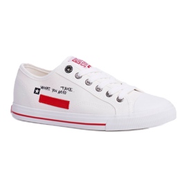 Baskets Femme Big Star Blanc FF274079 le noir rouge 3