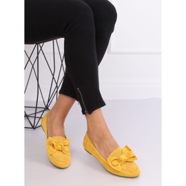 Mocassins à nœud miel B2028 Jaune 3